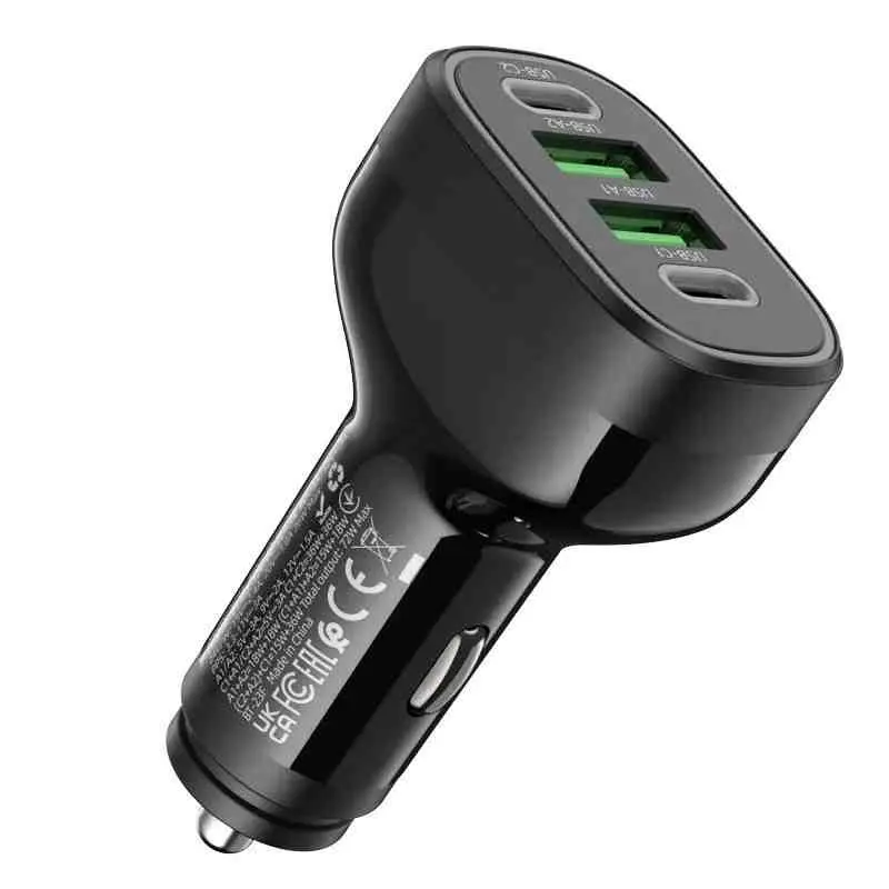 Încărcător auto Hoco NZ11 Guide, negru