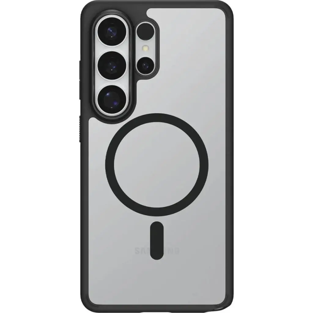Чехол Spigen S26 Ultra Ultra Hybrid MAG MagSafe Matte Black ACS10680, черный/прозрачный