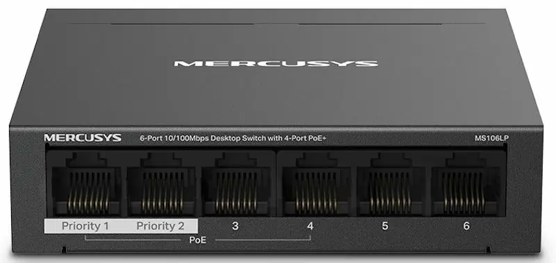 Switch Mercusys MS106LP, negru