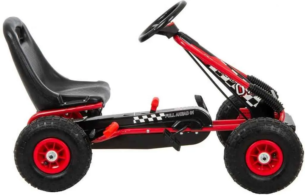 Kart cu pedale Enero Sport Go-Kart 01, roșu pe tehnoparc.md Kart cu pedale Enero Sport Go-Kart 01, roșu
