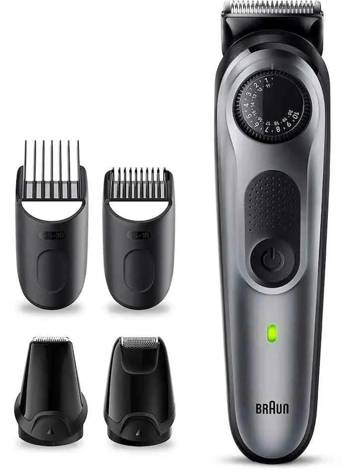 Триммер для бороды Braun BT5440, серебристый