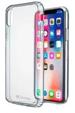Чехол Cellularline Clear Duo iPhone XS/X, прозрачный на tehnoparc.md Чехол Cellularline Clear Duo iPhone XS/X, прозрачный