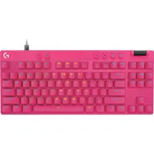 Tastatură Logitech G Pro X TKL Rapid Magenta, roz