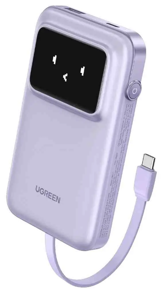 Acumulator extern Ugreen Uno 10000mAh 30W, violet pe tehnoparc.md Acumulator extern Ugreen Uno 10000mAh 30W, violet