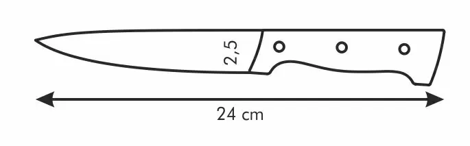 Кухонный нож Tescoma Home Profi (880505)
