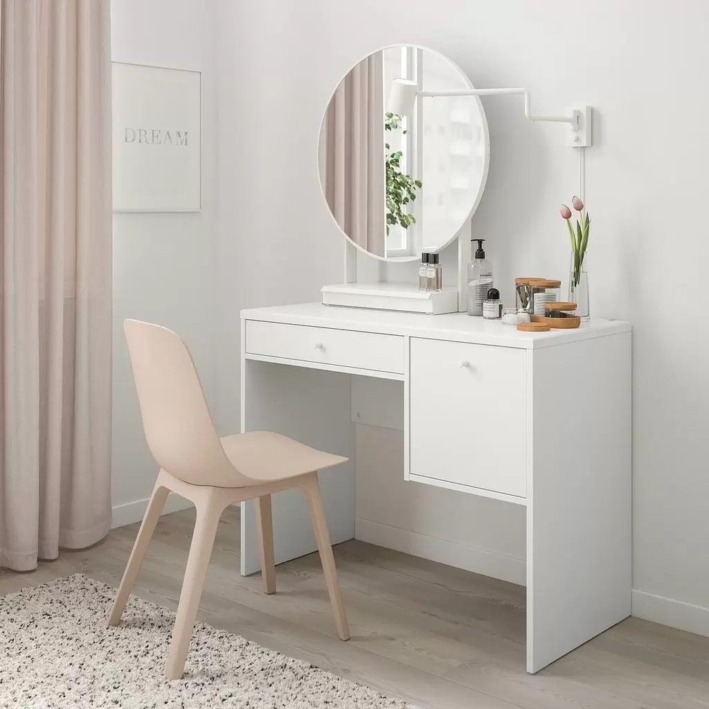 Туалетный столик IKEA Syvde 100x48см, белый