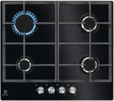 Plită incorporabilă cu gaz Electrolux KGG6426K, negru