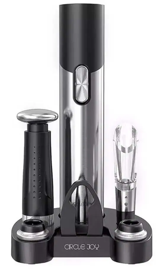 Set pentru vin Circle Joy CJ-TZ09, negru