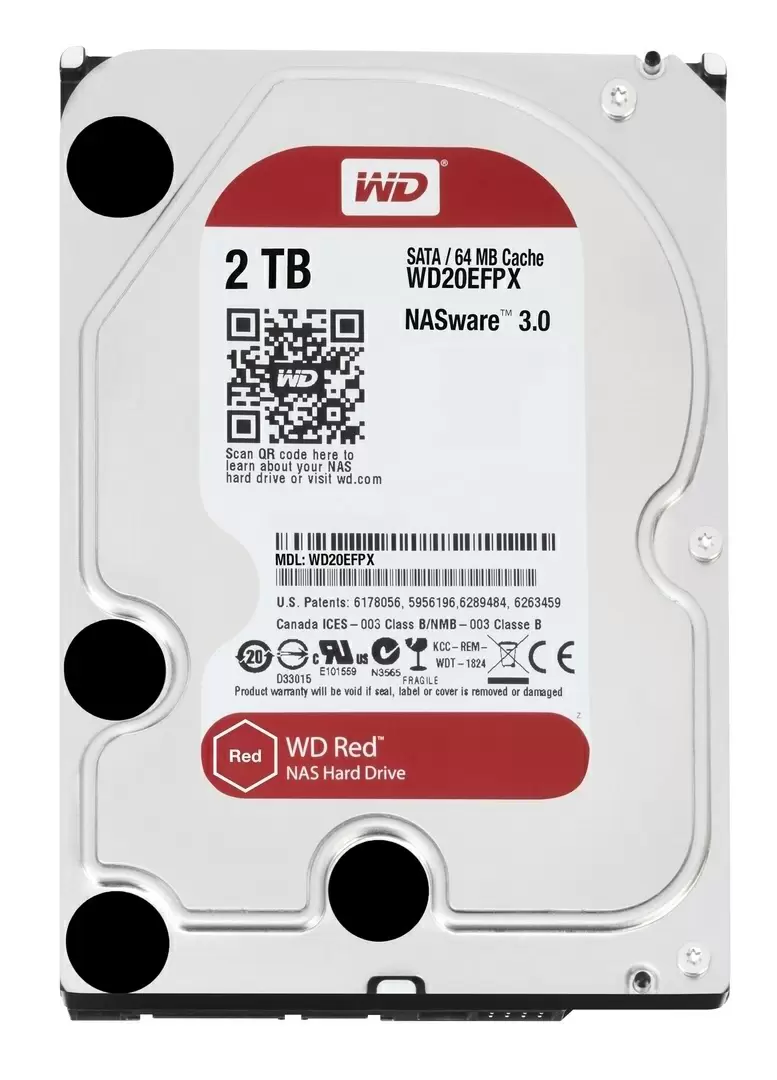 Жесткий диск WD Red Plus 3.5" WD20EFPX, 2TB