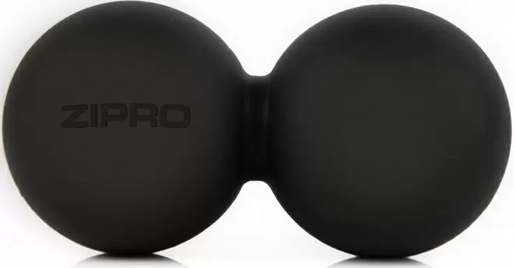 Мяч для массажа Zipro Lacrosse Double Ball, черный