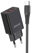 Зарядное устройство Jokade Yiyue USB to Type-C, черный