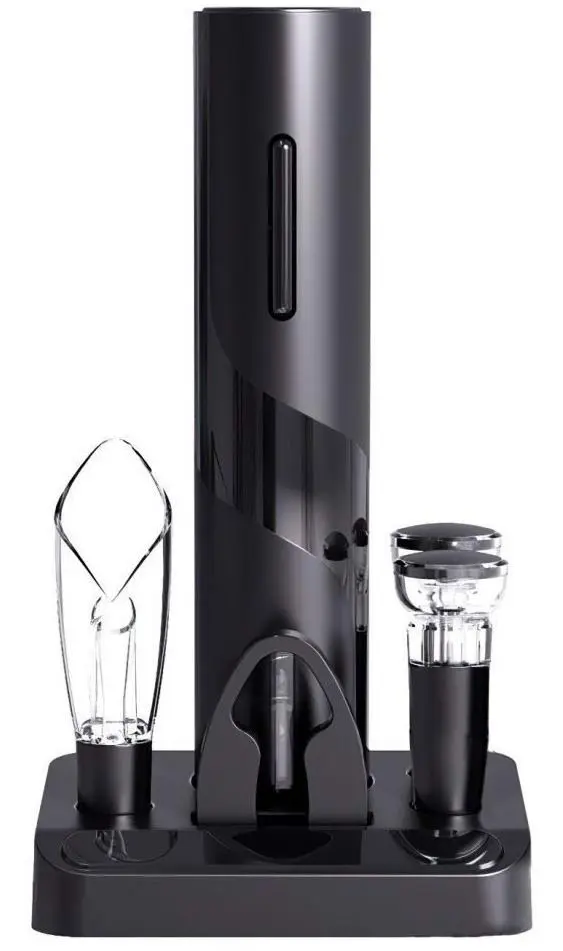Set pentru vin Circle Joy CJ-TZ08, negru