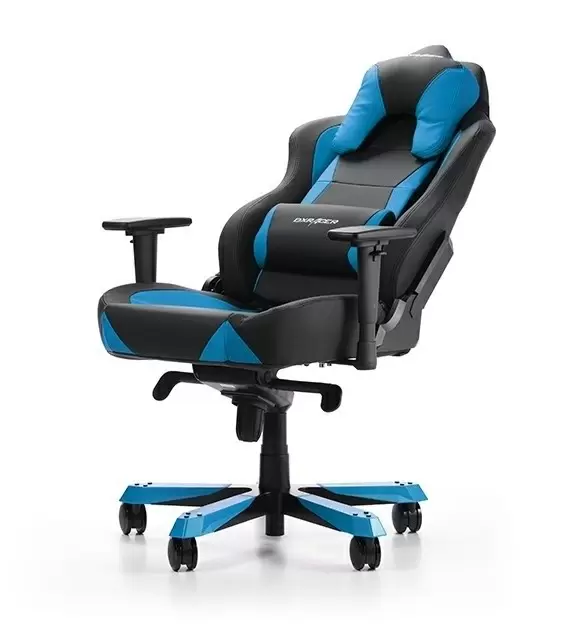 Компьютерное кресло DXRacer Work GC-W0-NB-Y2, черный/синий