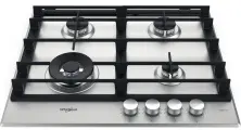 Газовая панель Whirlpool GMWL 628/IXL EE, нержавеющая сталь