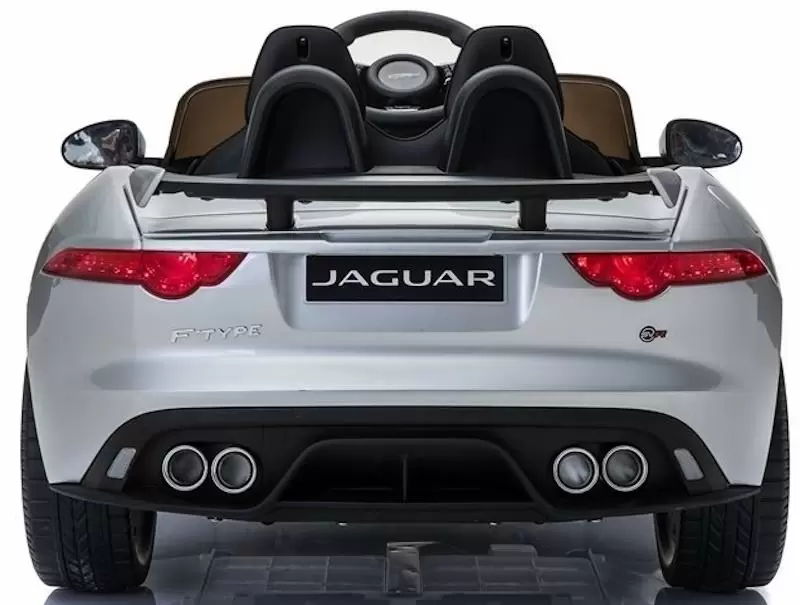 Электромобиль Lean Cars Jaguar F-Type, серебристый