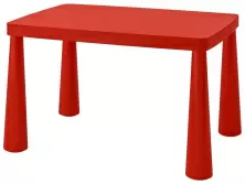 Măsuță pentru copii IKEA Mammut 77x55cm, roșu