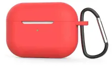 Чехол для наушников Helment Case Silicone Airpods Pro (AIRPODPRRR), красный