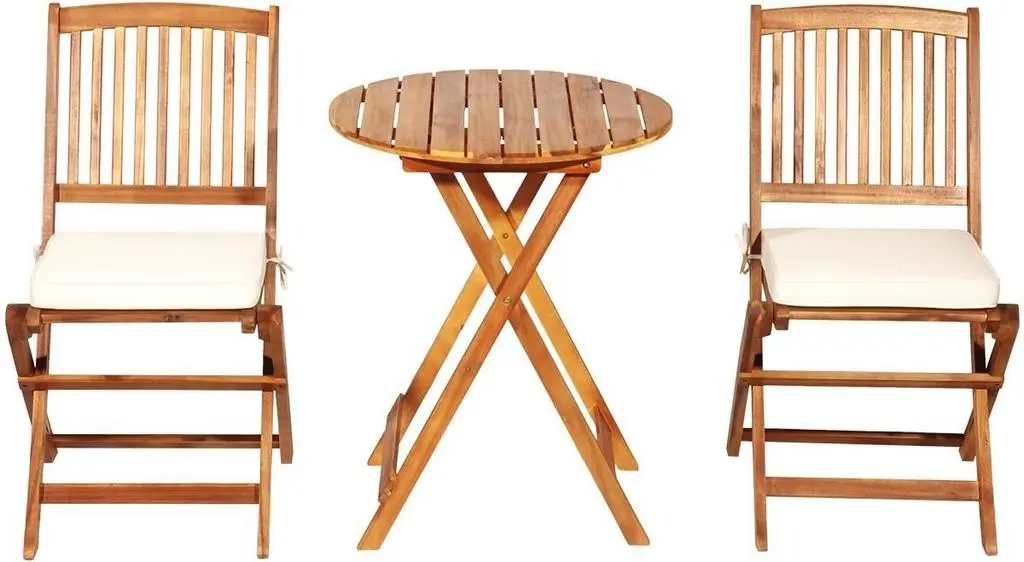 Set mobilă de grădină Costway HW65875CR, natural/cremă pe tehnoparc.md Set mobilă de grădină Costway HW65875CR, natural/cremă
