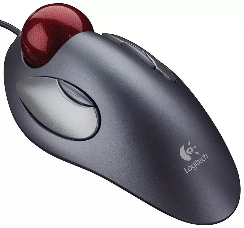 Trackball Logitech TrackMan Marble, gri