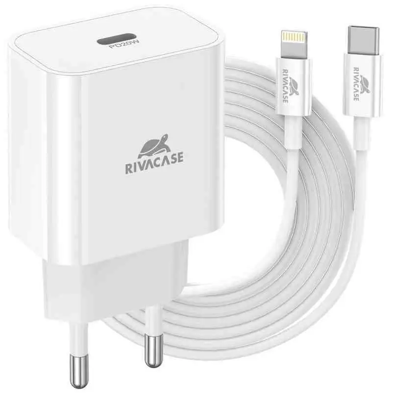 Încărcător Rivacase PS4101 WD5, alb
