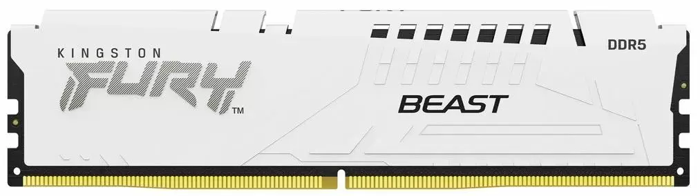 Memorie Kingston Fury Beast White Expo 16GB DDR5-6000MHz, CL30, 1.4V