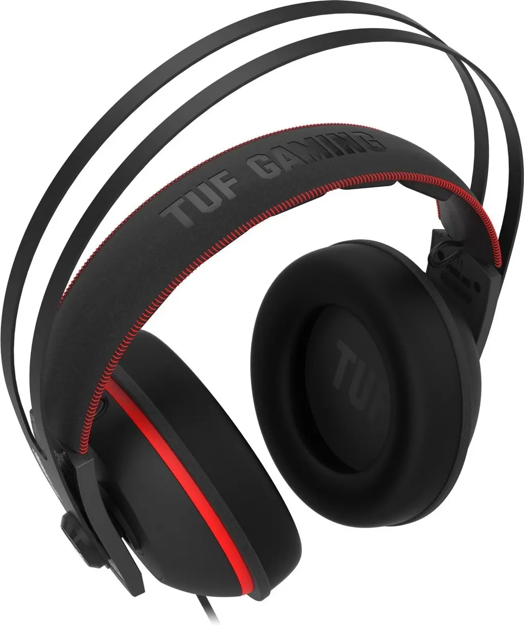 Căşti Asus TUF Gaming H7 Core, negru/roșu pe tehnoparc.md Căşti Asus TUF Gaming H7 Core, negru/roșu