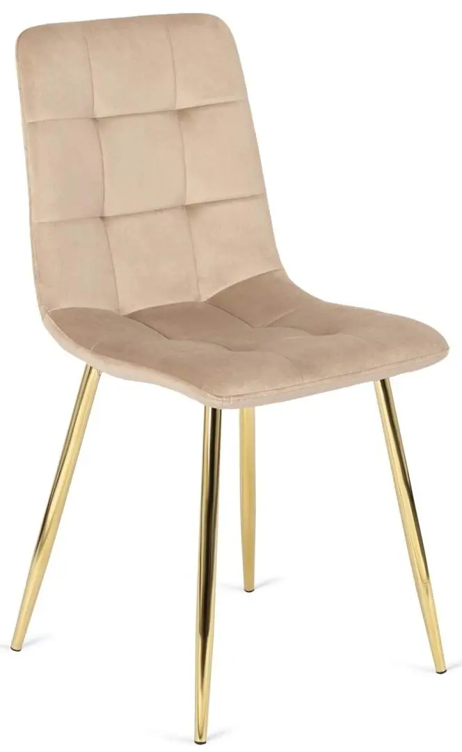 Scaun Mebel Elite York, cremă/auriu