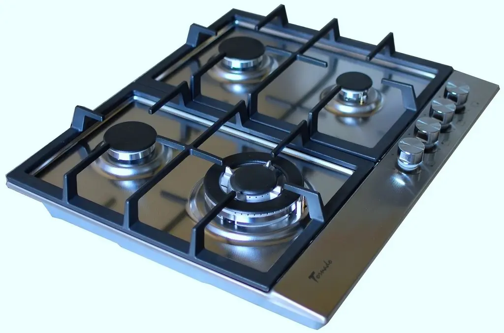 Plită incorporabilă cu gaz Tornado TR-4033 (Textured), inox