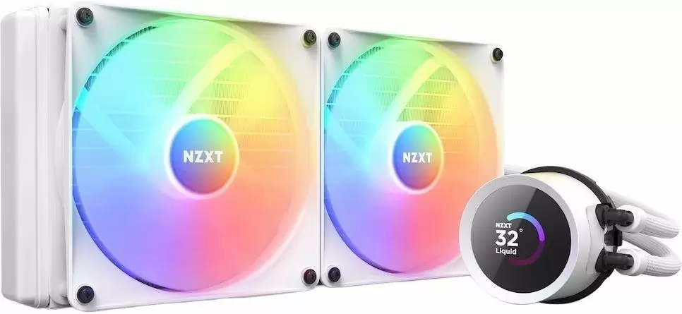 Водяное охлаждение NZXT Kraken 280 RGB, белый