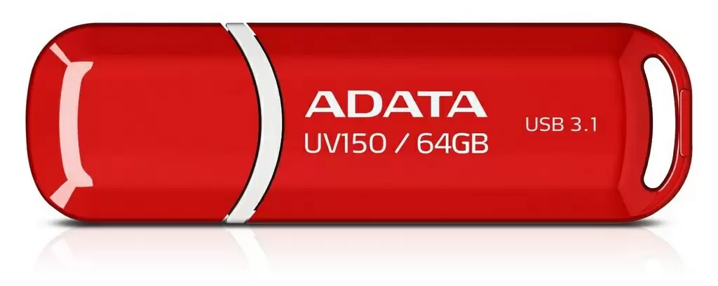Flash USB A-Data UV150 64GB, roșu