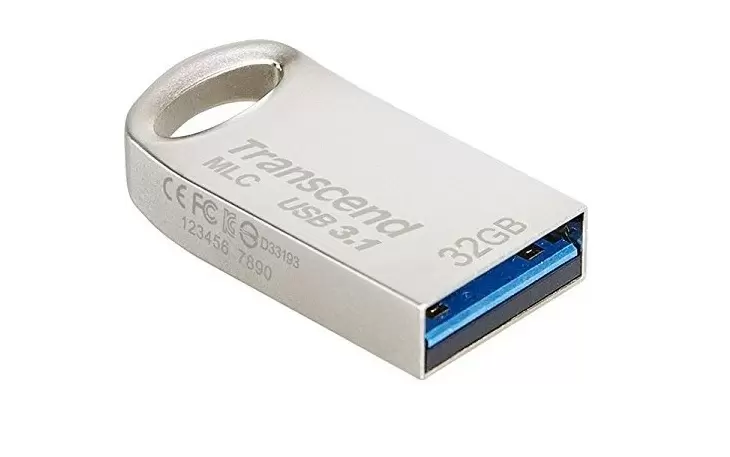 USB-флешка Transcend JetFlash 720 32ГБ, серебристый