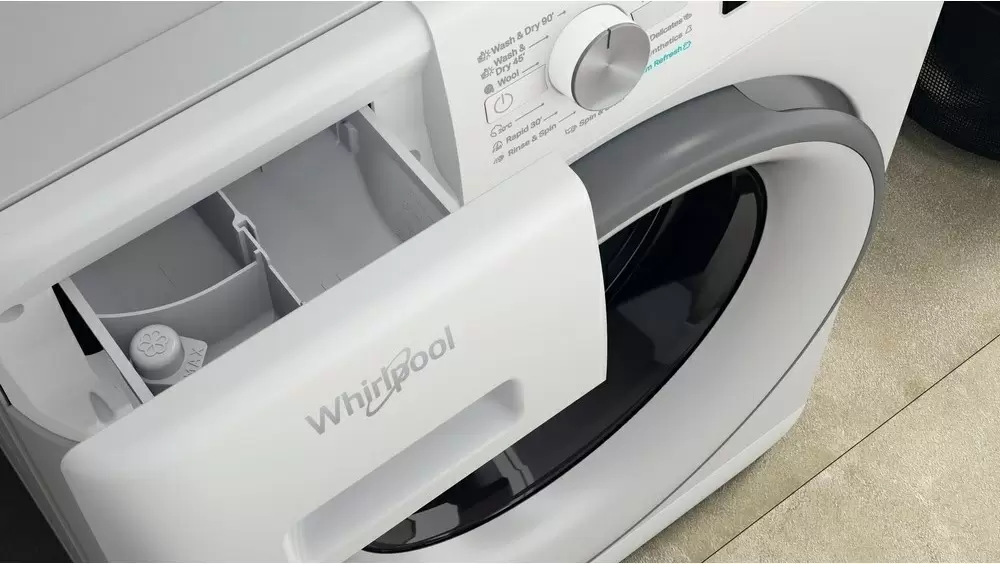 Maşină de spălat rufe Whirlpool FFWDB 976258 SV EE, alb