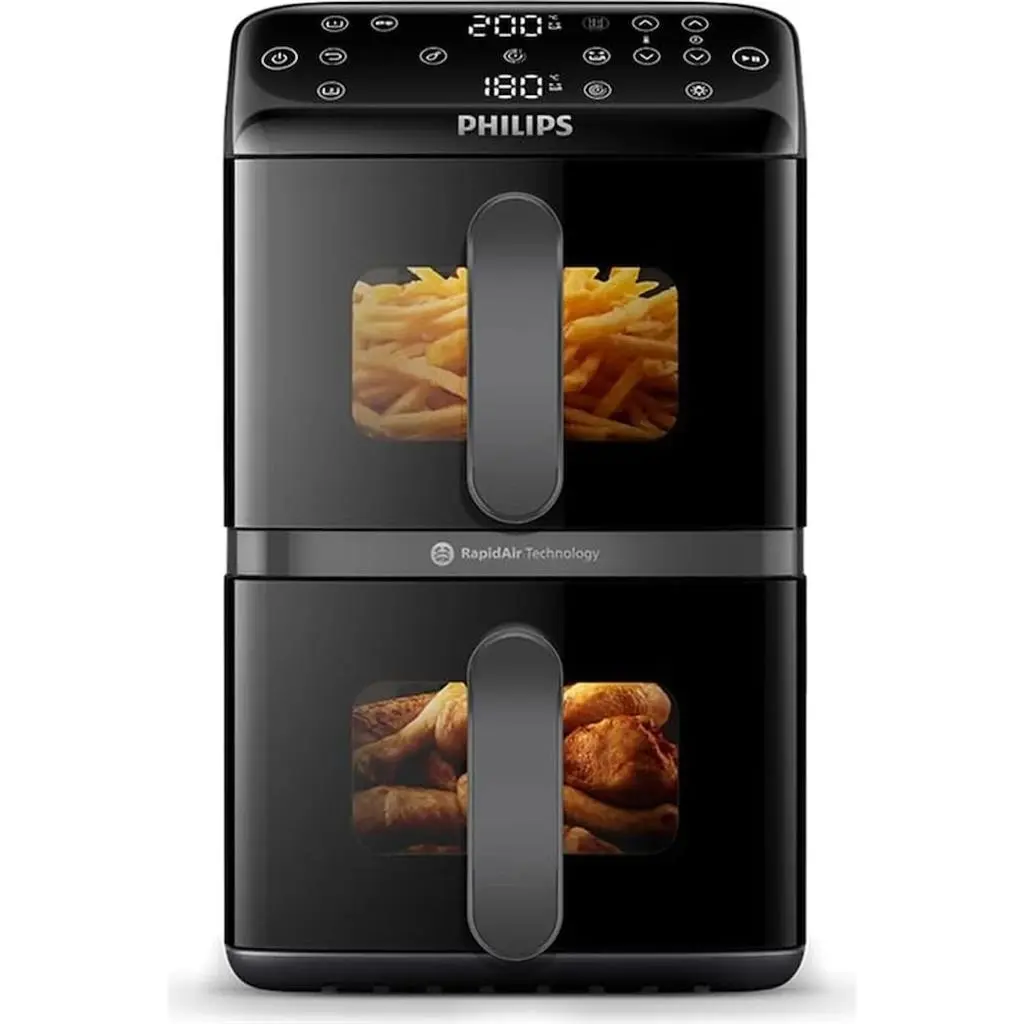 Аэрогриль Philips NA460/00, черный на tehnoparc.md Аэрогриль Philips NA460/00, черный