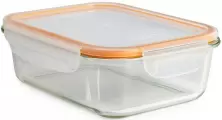 Container pentru mâncare Good&Good L1401, transparent/portocaliu