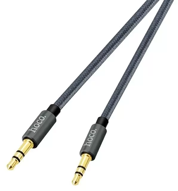 Cablu audio Hoco UPA03, gri