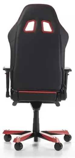 Scaun de birou DXRacer King GC-K06-NR-S3, negru/roșu