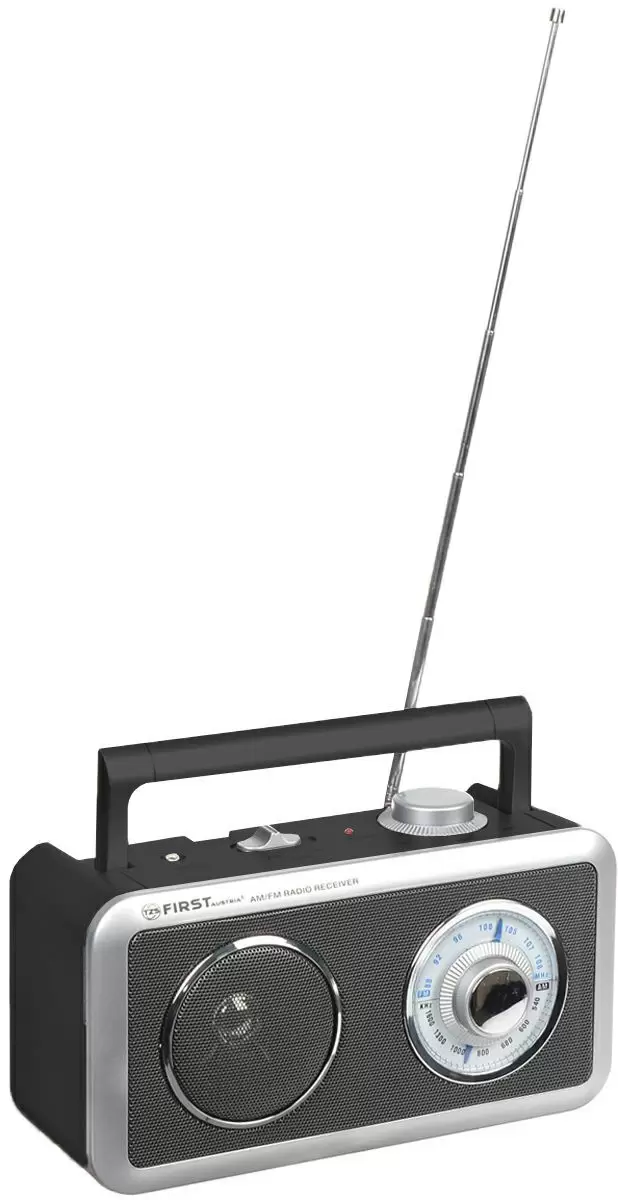 Radio portabil First FA-1905, negru/argintiu