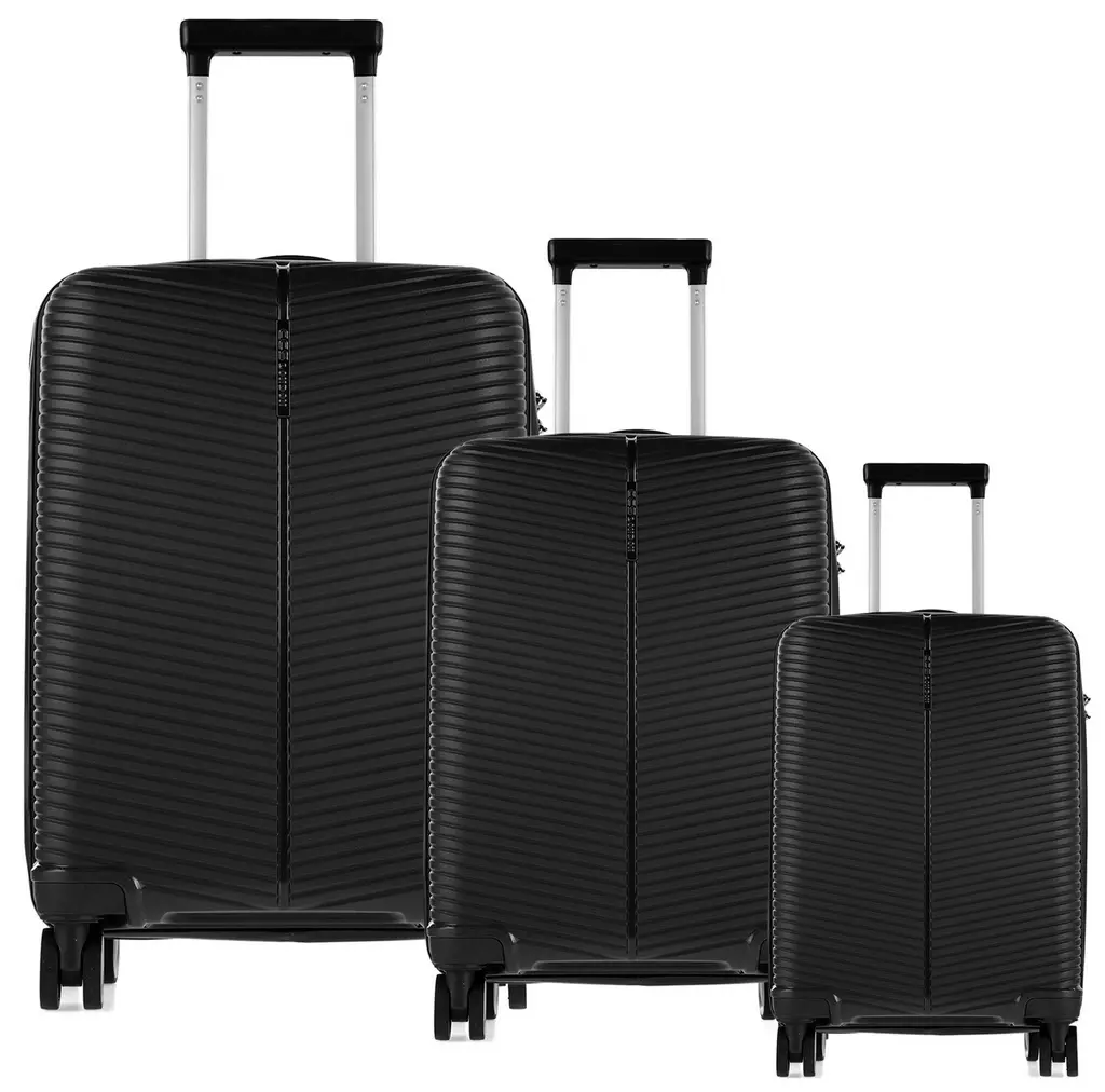 Set de valize CCS 5224 Set, negru