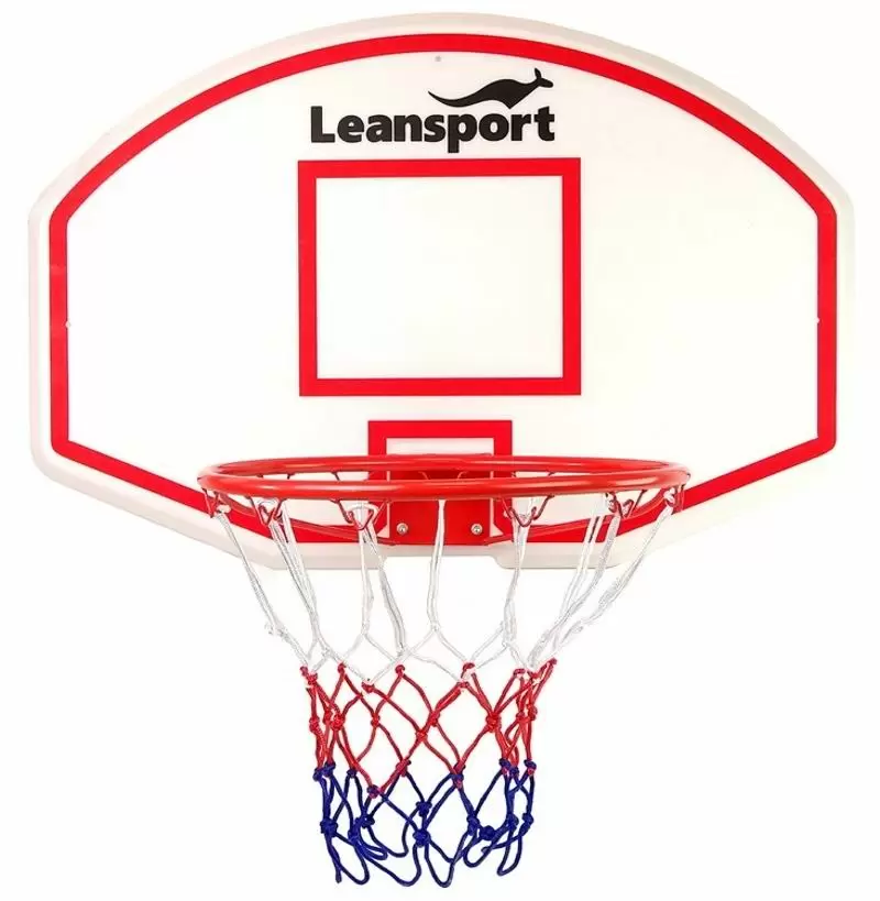 Кольцо баскетбольное Lean Sport 15060, красный/белый