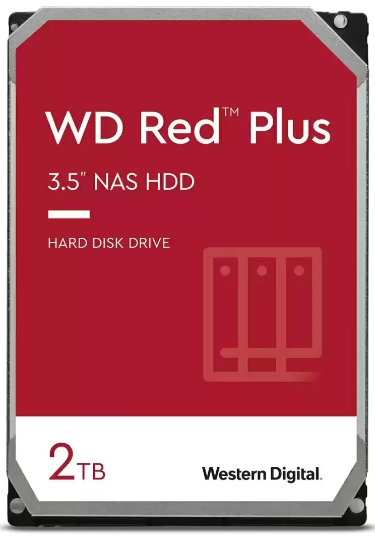 Жесткий диск WD Red Plus 3.5" WD20EFPX, 2TB