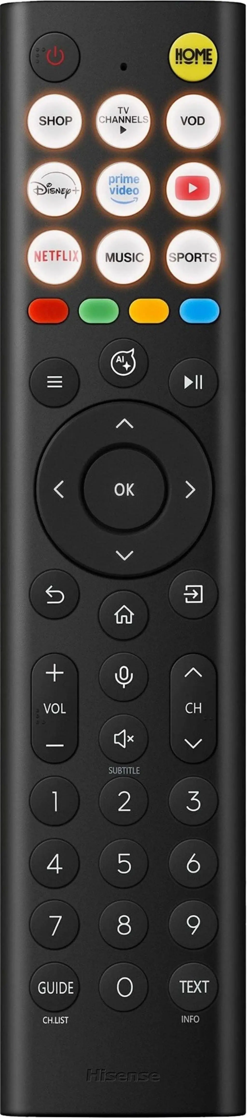 Телевизор Hisense 85U7SE, черный