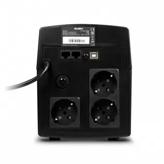 Stabilizator de tensiune Sven Pro 1000 USB, negru