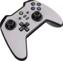 Gamepad Genesis Mangan 400, alb