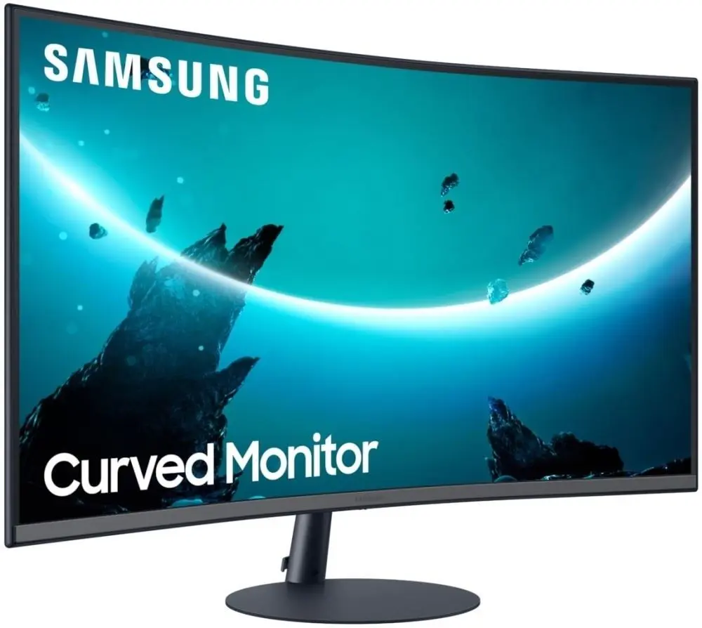 Monitor Samsung C27T550FDI, negru