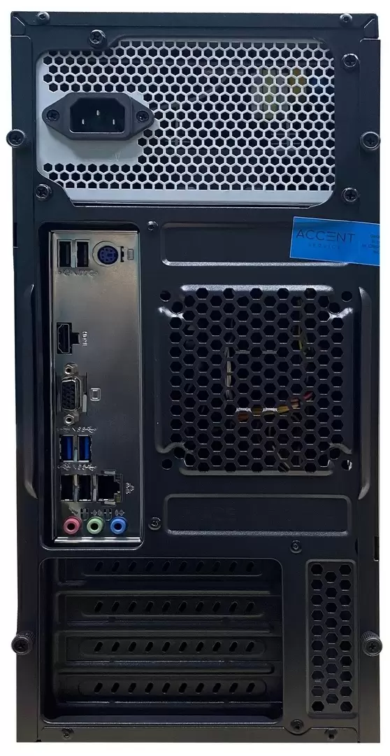 Системный блок Atol PC1014MP (AMD E1-6010/4ГБ/256ГБ), черный