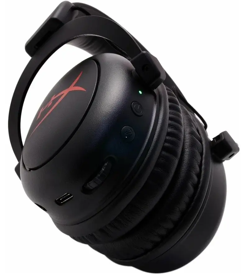 Căşti HyperX Cloud Core Wireless, negru/roșu