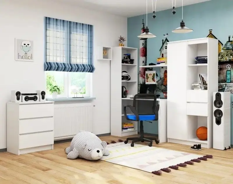 Masă de birou Akord Smart, alb