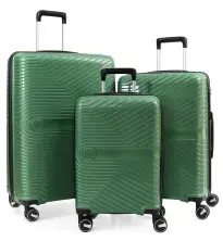 Set de valize CCS 5239 Set, verde