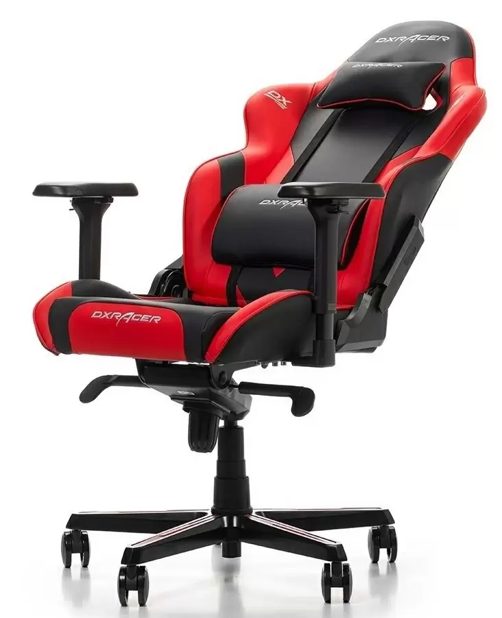 Геймерское кресло DXRacer Gladiator, красный/черный