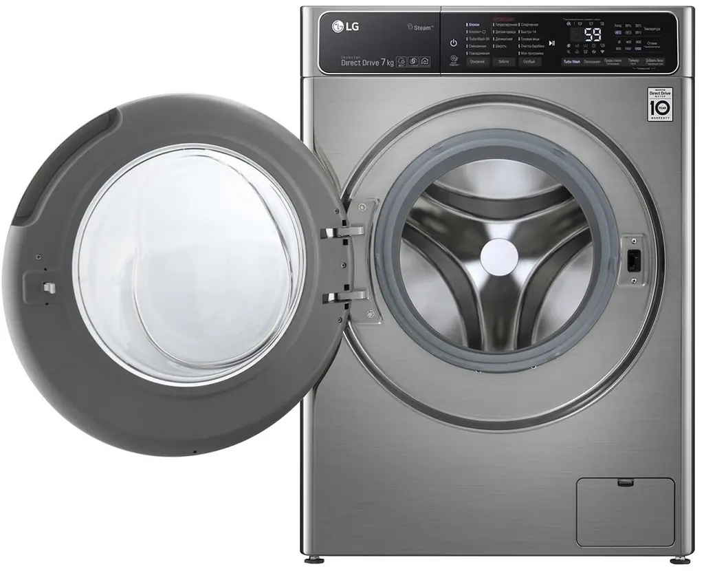 Maşină de spălat rufe LG F2T9HS9S, argintiu